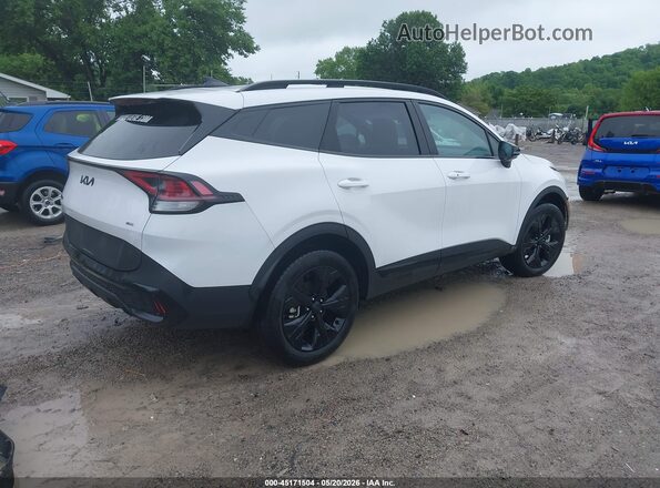 5XYK6CDFXSG238068 2025 KIA SPORTAGE Белый Задняя правая четверть