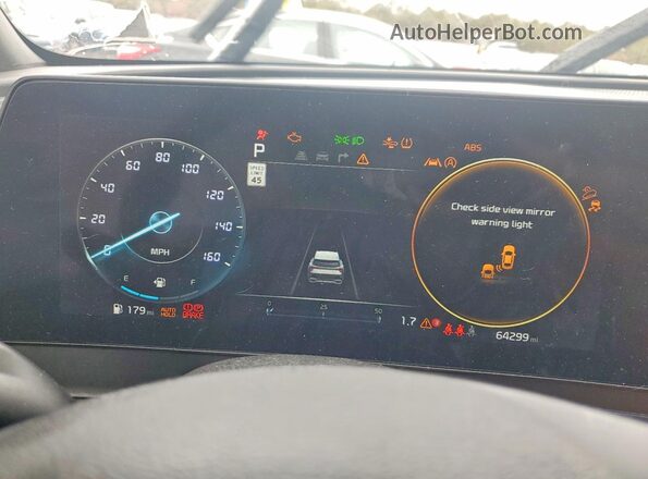 5XYK7CAF2PG042487 2023 KIA SPORTAGE Серый Вид щитка приборов