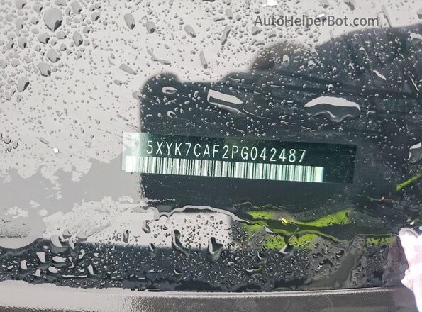 5XYK7CAF2PG042487 2023 KIA SPORTAGE Серый Вид наклейки с VIN-кодом
