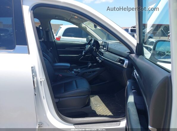 5XYP24HC1LG011375 2020 KIA TELLURIDE White Widok wnętrza z przodu