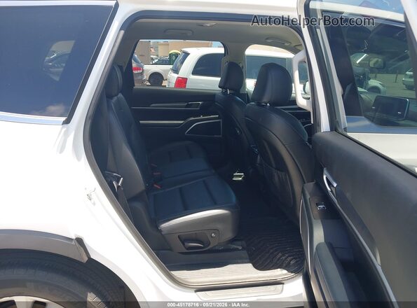 5XYP24HC1LG011375 2020 KIA TELLURIDE White Widok naklejki z numerem VIN
