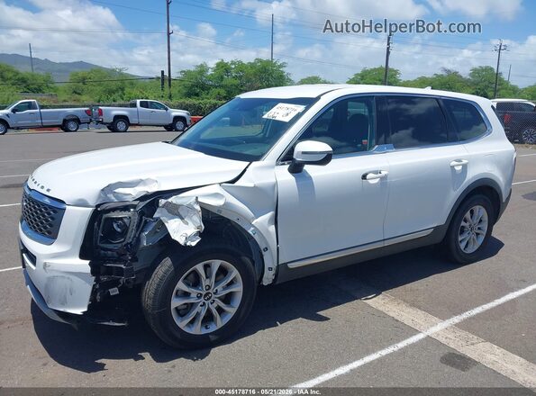 5XYP24HC1LG011375 2020 KIA TELLURIDE White Widok z przodu