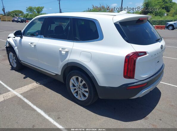 5XYP24HC1LG011375 2020 KIA TELLURIDE White Tył lewy