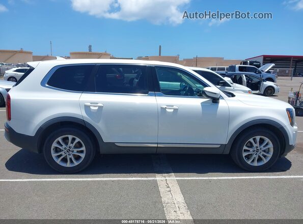 5XYP24HC1LG011375 2020 KIA TELLURIDE White 