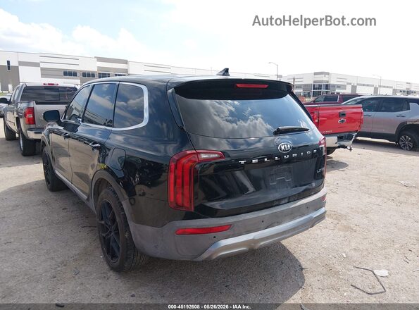 5XYP24HC3MG099377 2021 KIA TELLURIDE Black Հետևի ձախ