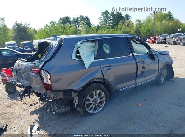 5XYP2DHC7MG098488 2021 KIA TELLURIDE Серебряный Задняя правая четверть