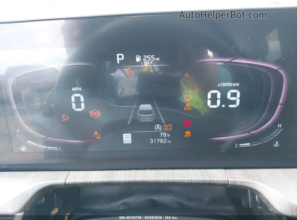 5XYP34GC4RG520030 2024 KIA TELLURIDE Gray Widok tylnych siedzeń