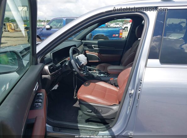 5XYP34GC4RG520030 2024 KIA TELLURIDE Gray Widok wnętrza z przodu