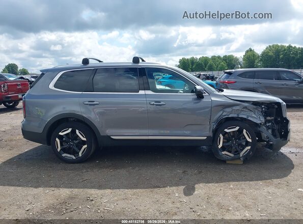 5XYP34GC4RG520030 2024 KIA TELLURIDE Gray Widok wnętrza z tyłu