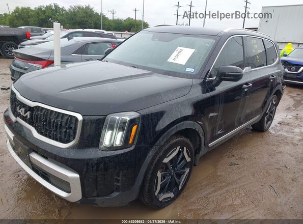 5XYP34GC5PG402775 2023 KIA TELLURIDE Black Vista tres cuartos delantera izquierda