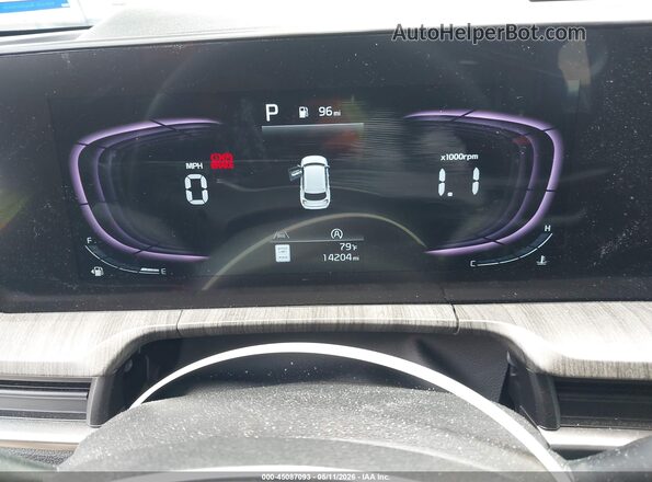 5XYP34GC6SG638862 2025 KIA TELLURIDE Black უკანა სავარძლების ხედი