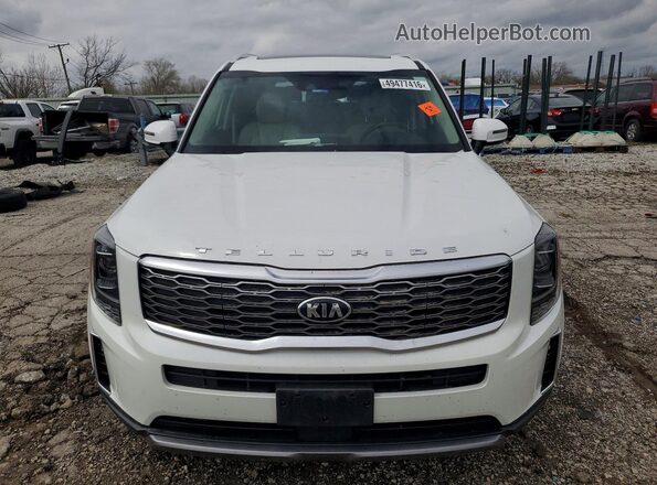 5XYP34HC1LG080709 2020 KIA TELLURIDE Белый Вид спереди