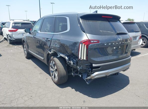 5XYP34HC2MG170761 2021 KIA TELLURIDE Gray Tył lewy
