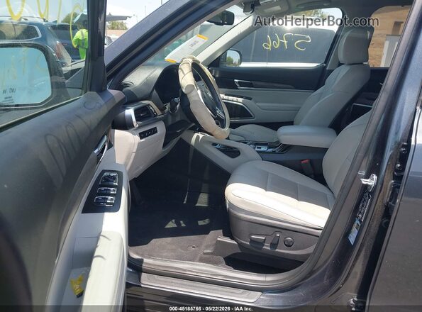 5XYP34HC2MG170761 2021 KIA TELLURIDE Gray Widok wnętrza z przodu