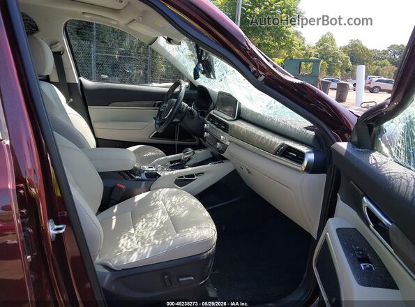 5XYP34HC3MG127417 2021 KIA TELLURIDE Purple Սալոնի դիմացի տեսք
