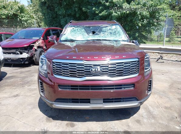 5XYP34HC3MG127417 2021 KIA TELLURIDE Purple Սարքավորումների վահանակի տեսք
