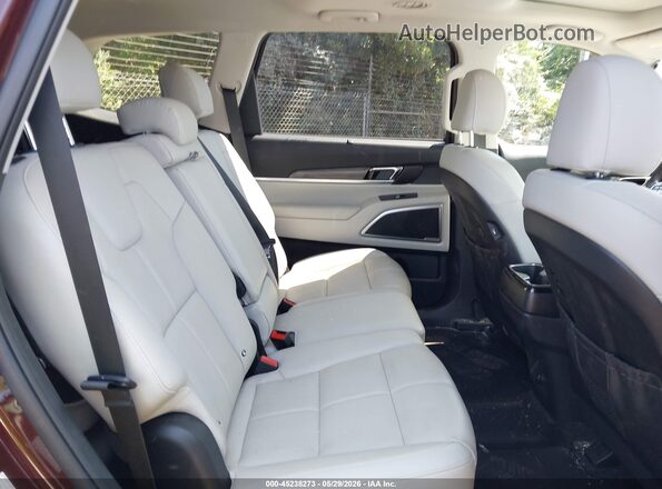 5XYP34HC3MG127417 2021 KIA TELLURIDE Purple VIN կոդի պիտակի տեսք