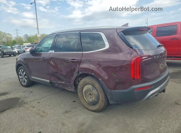 5XYP34HC4MG191692 2021 KIA TELLURIDE Burgundy 