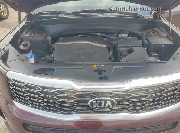 5XYP34HC4MG191692 2021 KIA TELLURIDE Burgundy 