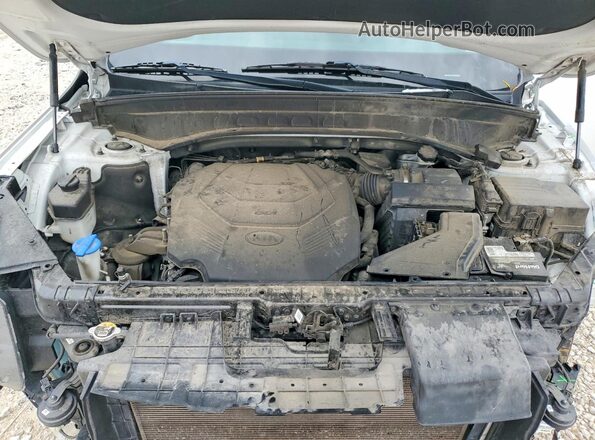 5XYP34HC5LG026913 2020 KIA TELLURIDE White Engine compartment view