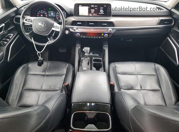 5XYP34HC5LG026913 2020 KIA TELLURIDE White Dashboard view