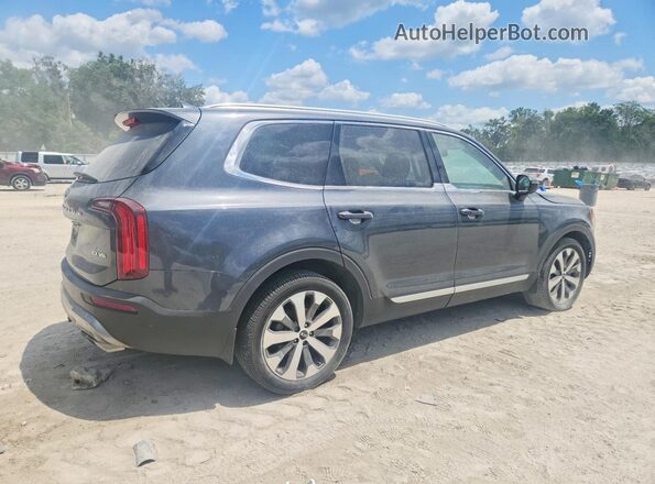 5XYP34HC5MG146177 2021 KIA TELLURIDE Gray Trasero derecho