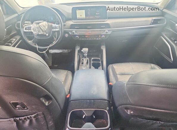 5XYP34HC5MG146177 2021 KIA TELLURIDE Gray Vista del salpicadero