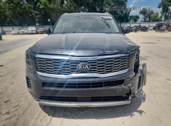 5XYP34HC5MG146177 2021 KIA TELLURIDE Gray Vista frontal