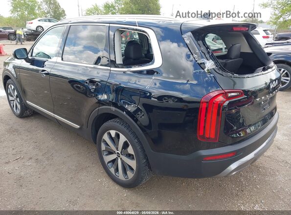 5XYP34HC8NG316730 2022 KIA TELLURIDE Black უკანა მარცხენა