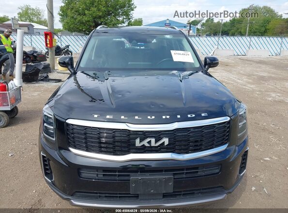 5XYP34HC8NG316730 2022 KIA TELLURIDE Black ხელსაწყოთა პანელის ხედი