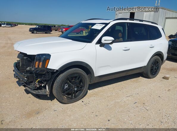 5XYP3DGC1RG517943 2024 KIA TELLURIDE White Առջևի ձախ երեք քառորդ տեսարան