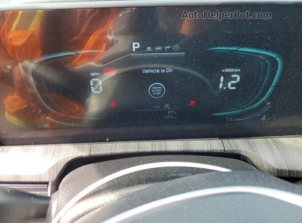 5XYP3DGC1SG714701 2025 KIA TELLURIDE Charcoal Вид щитка приладів