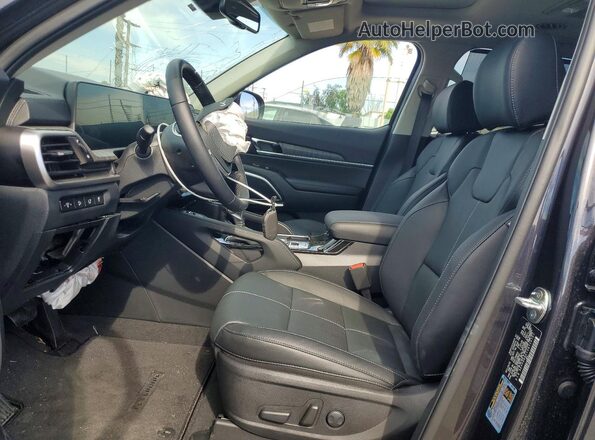 5XYP3DGC1SG714701 2025 KIA TELLURIDE Charcoal Вид салону спереду