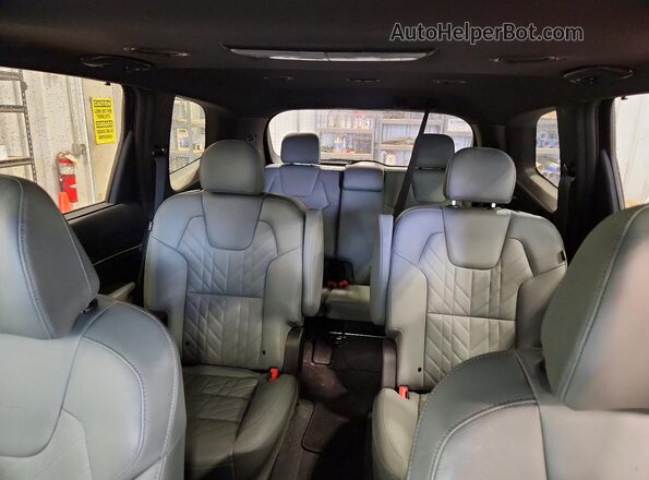 5XYP3DGC2RG460667 2024 KIA TELLURIDE Black Vista de los asientos traseros