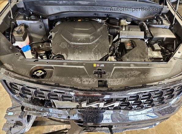 5XYP3DGC2RG460667 2024 KIA TELLURIDE Black Vista del compartimento del motor