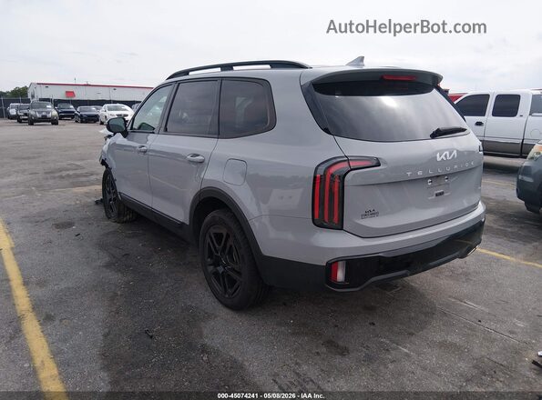 5XYP3DGC5RG476958 2024 KIA TELLURIDE Gray Trasero izquierdo