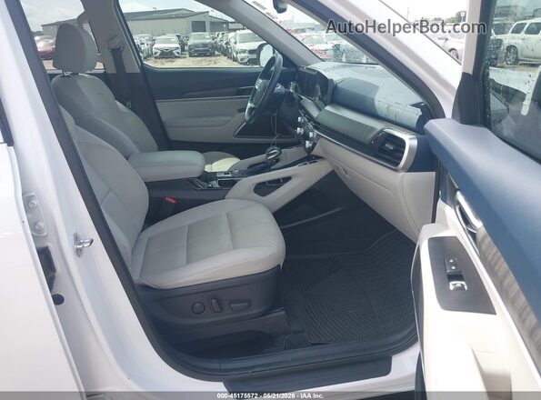 5XYP3DGC8PG329093 2023 KIA TELLURIDE White Вид салону спереду
