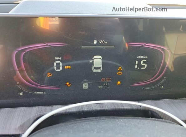 5XYP3DGC8RG433571 2024 KIA TELLURIDE Черный Вид щитка приборов