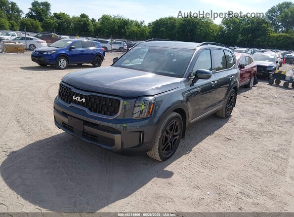5XYP3DGC9PG327384 2023 KIA TELLURIDE Black Vista tres cuartos delantera izquierda