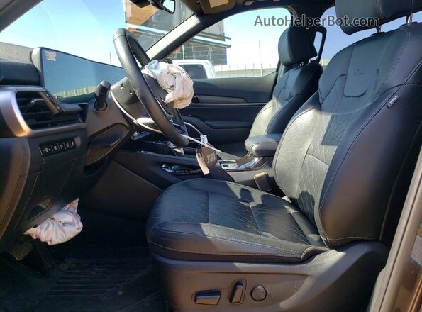 5XYP3DGC9SG581606 2025 KIA TELLURIDE Black Вид салону спереду