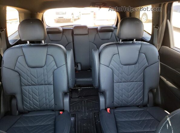 5XYP3DGC9SG581606 2025 KIA TELLURIDE Black Вид задніх сидінь