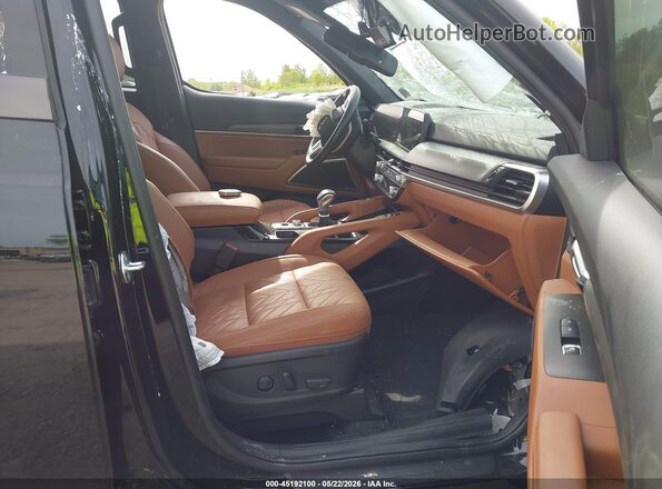 5XYP3DGCXSG592503 2025 KIA TELLURIDE Black წინა სალონის ხედი