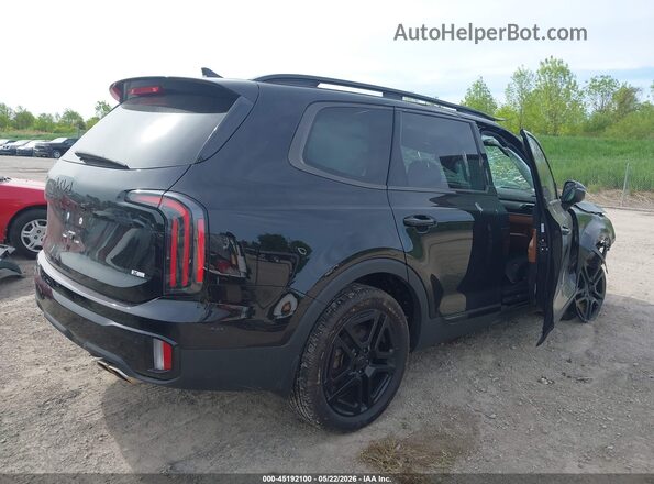 5XYP3DGCXSG592503 2025 KIA TELLURIDE Black უკანა მარჯვენა