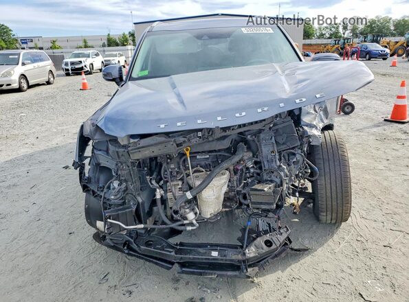 5XYP3DHC1NG305245 2022 KIA TELLURIDE Blue Դիմացի տեսք