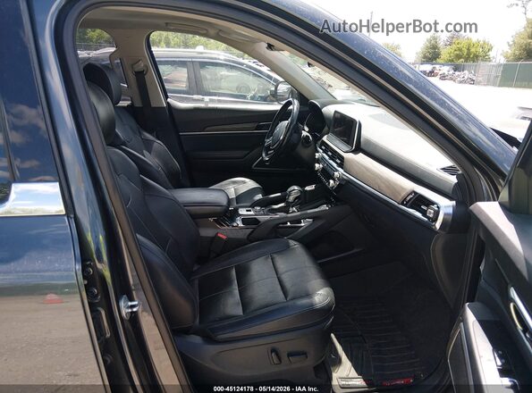5XYP3DHC2NG297477 2022 KIA TELLURIDE Pewter წინა სალონის ხედი