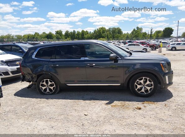 5XYP3DHC2NG297477 2022 KIA TELLURIDE Pewter სალონის 360-გრადუსიანი ხედი