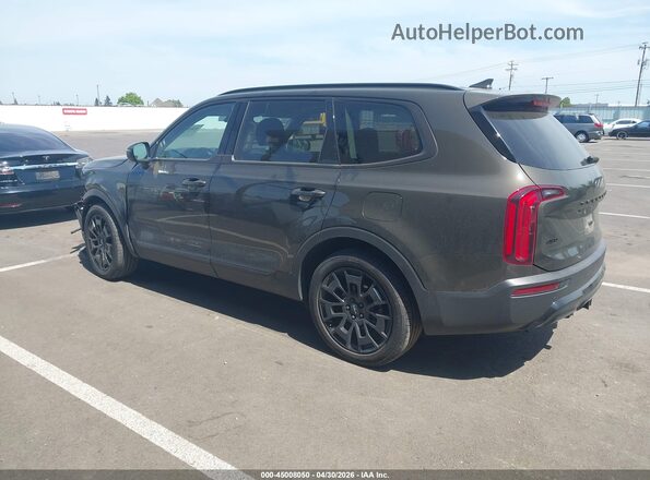 5XYP3DHC3NG252046 2022 KIA TELLURIDE Brown Հետևի ձախ