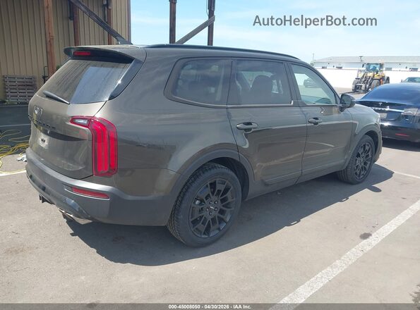 5XYP3DHC3NG252046 2022 KIA TELLURIDE Brown Հետևի աջ