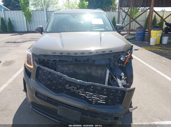 5XYP3DHC3NG252046 2022 KIA TELLURIDE Brown Սարքավորումների վահանակի տեսք