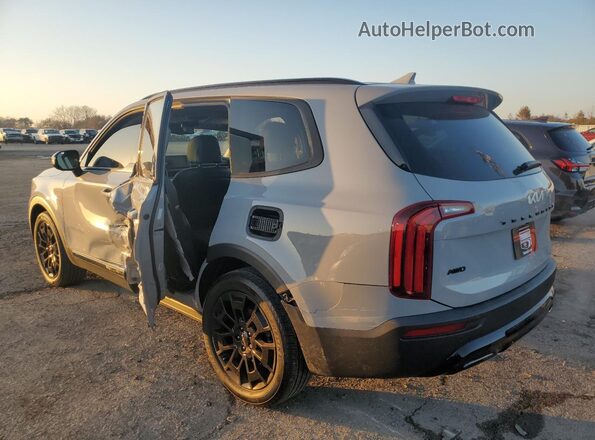 5XYP3DHC3NG323665 2022 KIA TELLURIDE Gray Հետևի ձախ